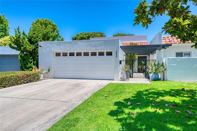 2008 Baja, Newport Beach, CA 92660 - view of front of property with stucco siding, driveway, and a garage