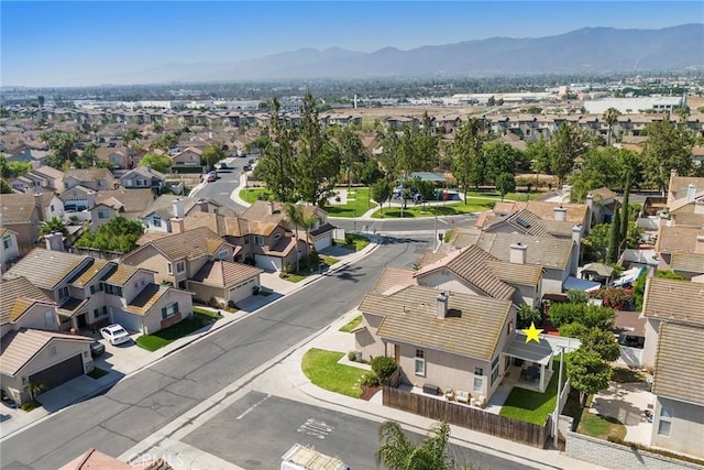 870 Clover Ln, Corona, CA 92878 - aerial view of residential area featuring mountains