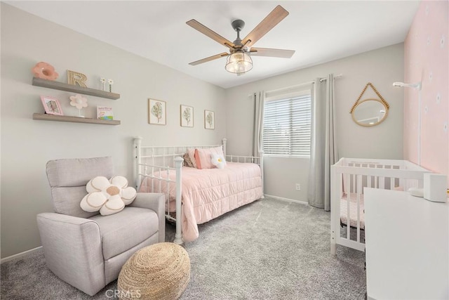 870 Clover Ln, Corona, CA 92878 - bedroom featuring carpet flooring and a ceiling fan