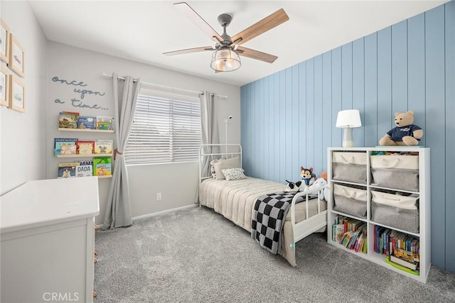 870 Clover Ln, Corona, CA 92878 - bedroom with carpet and ceiling fan