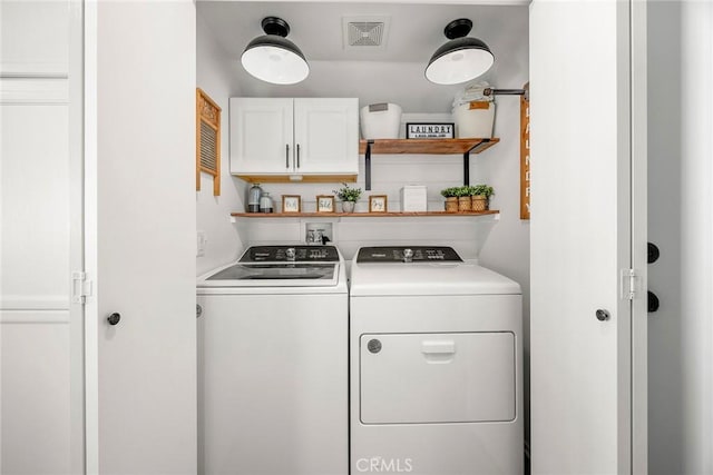 870 Clover Ln, Corona, CA 92878 - washroom with cabinet space and separate washer and dryer