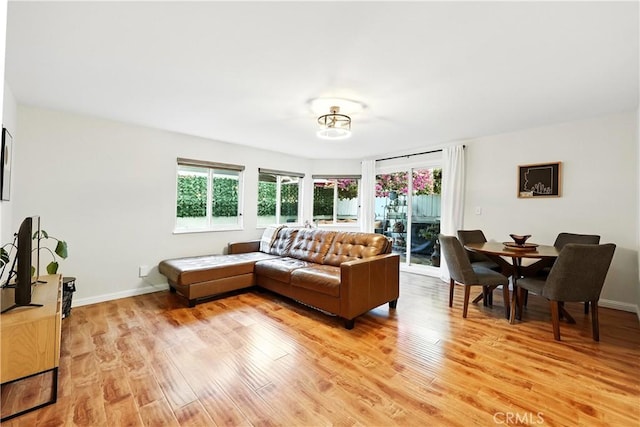 1739 E Broadway Unit 6, Long Beach, CA 90802 - living area with light wood finished floors and baseboards