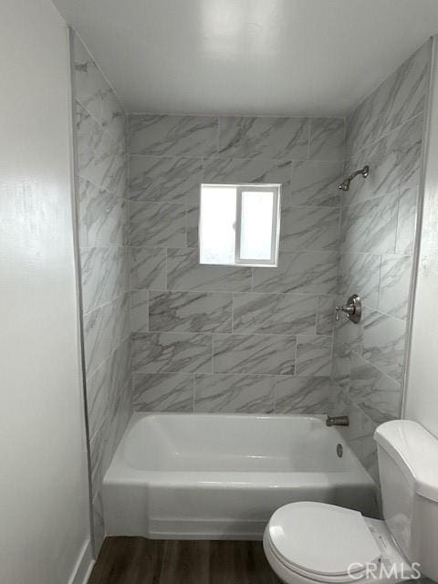 211-215 E California Ave, Ridgecrest, CA 93555 - bathroom with wood finished floors and bathtub / shower combination