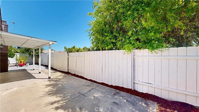 8007 New Salem St, San Diego, CA 92126 - fenced backyard featuring a patio