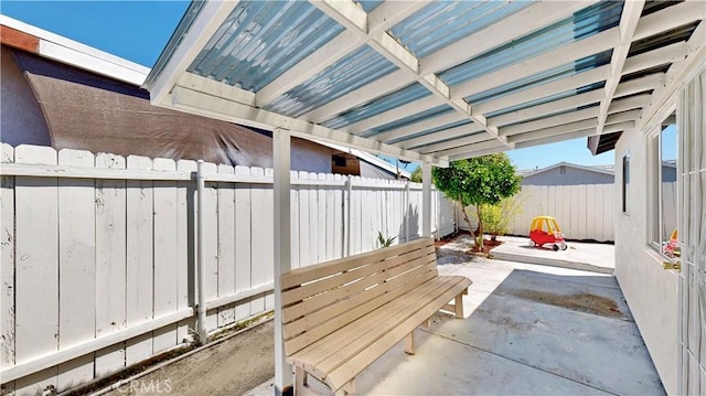 8007 New Salem St, San Diego, CA 92126 - fenced backyard featuring a patio