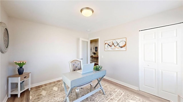 8007 New Salem St, San Diego, CA 92126 - office space featuring light wood-style flooring and baseboards