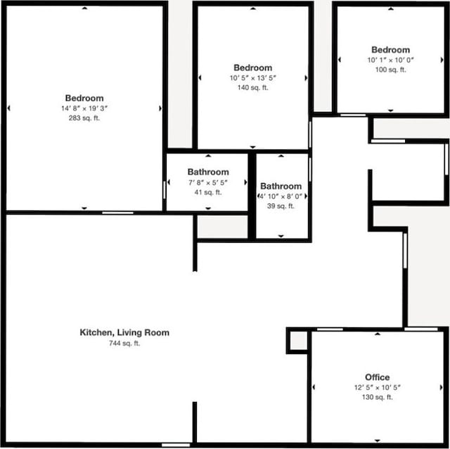 8007 New Salem St, San Diego, CA 92126 - view of property floor plan