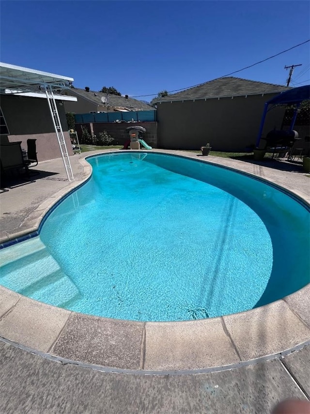 4552 Shasta Pl, El Monte, CA 91731 - view of swimming pool with a patio area