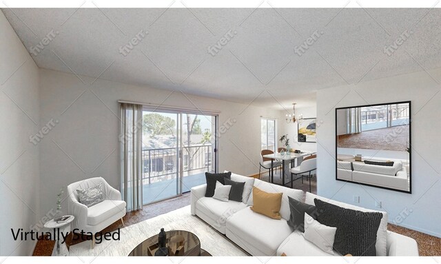 17068 Colima Rd Unit 274, Hacienda Heights, CA 91745 - living room with a chandelier