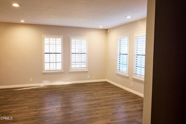 4275 Williams Ave, La Verne, CA 91750 - unfurnished room featuring dark wood-style flooring and recessed lighting