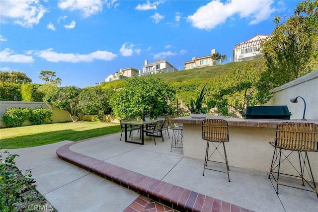 14 Pavona, Newport Coast, CA 92657 - view of patio featuring a residential view