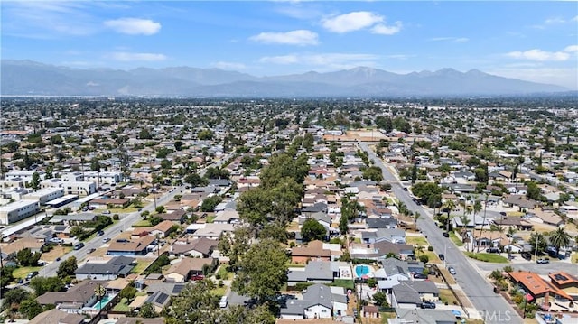 330 Glenshaw Dr, La Puente, CA 91744 - aerial view of property's location featuring a mountainous background and nearby suburban area