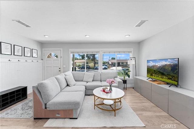 330 Glenshaw Dr, La Puente, CA 91744 - living room featuring light wood finished floors and recessed lighting