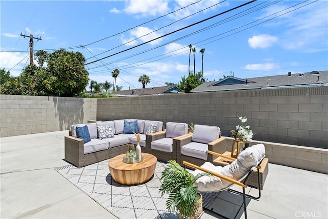 330 Glenshaw Dr, La Puente, CA 91744 - fenced backyard featuring a patio and outdoor lounge area