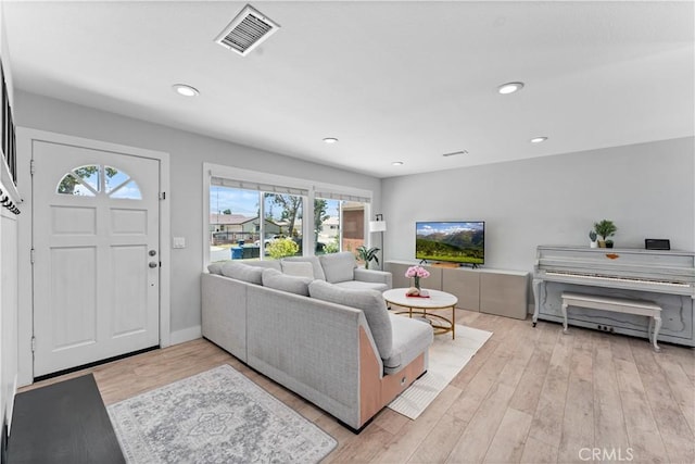 330 Glenshaw Dr, La Puente, CA 91744 - living area with plenty of natural light, light wood-style floors, and recessed lighting