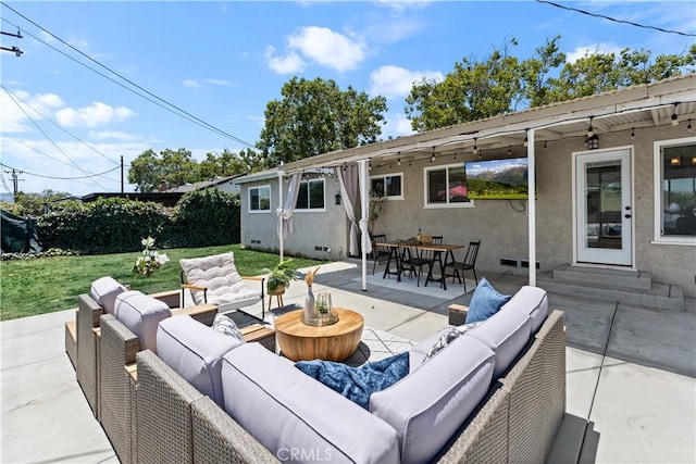 330 Glenshaw Dr, La Puente, CA 91744 - view of patio / terrace featuring an outdoor living space