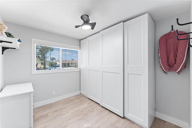 330 Glenshaw Dr, La Puente, CA 91744 - unfurnished bedroom with light wood-type flooring and a ceiling fan