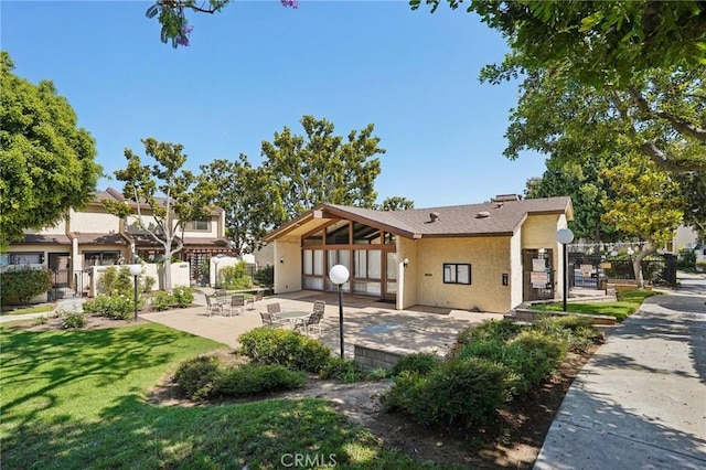 1846 Rosebrook Ln, Rosemead, CA 91770 - rear view of house featuring stucco siding and a patio