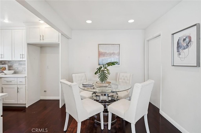 1846 Rosebrook Ln, Rosemead, CA 91770 - dining room featuring dark wood-style floors and recessed lighting