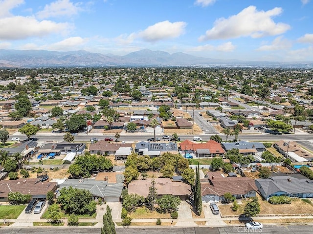 971 N Clifford Ave, Rialto, CA 92376 - aerial view of residential area featuring mountains