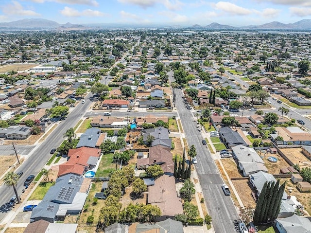 971 N Clifford Ave, Rialto, CA 92376 - aerial perspective of suburban area with a mountainous background
