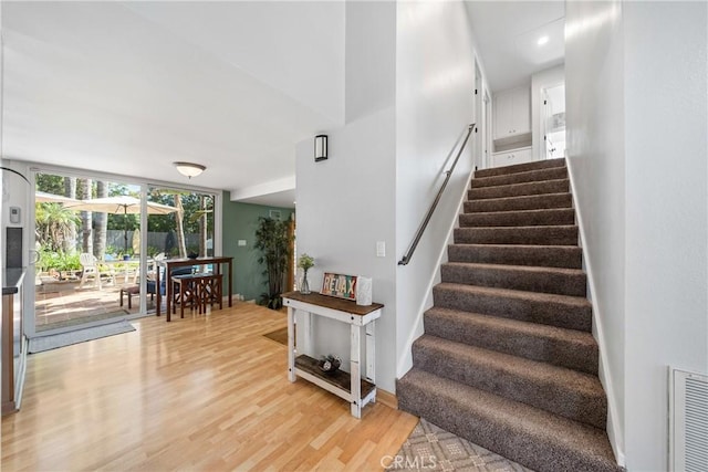 26301 Montarez Cir, Mission Viejo, CA 92691 - staircase with wood finished floors