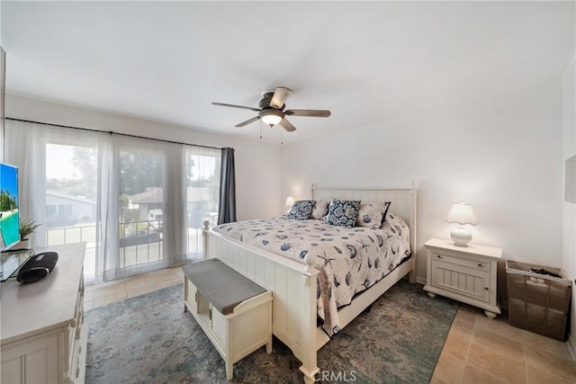 26301 Montarez Cir, Mission Viejo, CA 92691 - bedroom featuring access to outside and a ceiling fan