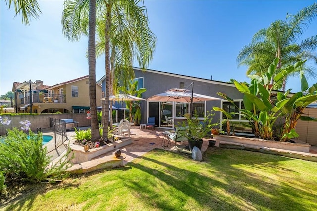 26301 Montarez Cir, Mission Viejo, CA 92691 - back of property with stucco siding and a patio area
