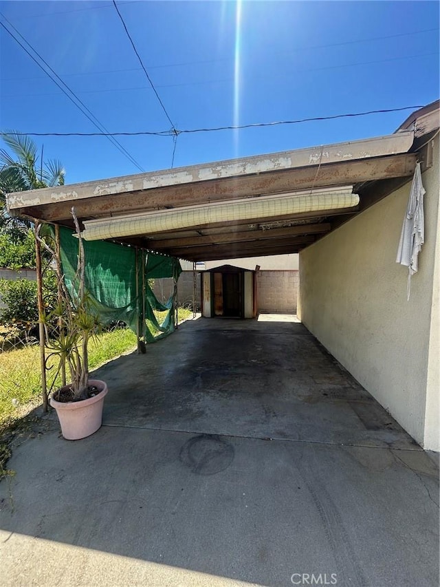 11818 Graystone, Norwalk, CA 90650 - view of parking with an attached carport
