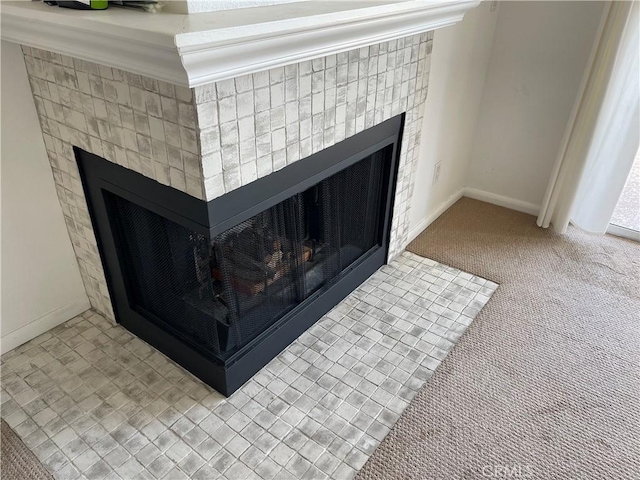 20331 Bluffside Cir Unit A320, Huntington Beach, CA 92646 - detailed view of a multi sided fireplace and baseboards