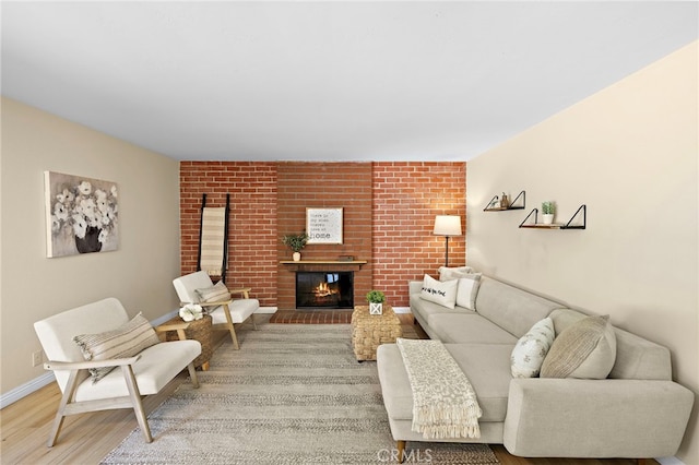 33262 Paseo Molinos, San Juan Capistrano, CA 92675 - living area featuring wood finished floors and a fireplace
