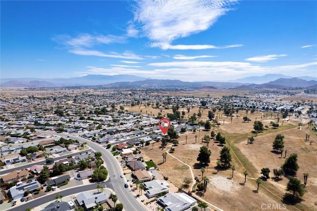 26409 Brandywine Ct, Menifee, CA 92586 - aerial view of residential area featuring a mountainous background
