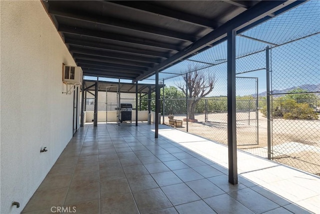 72011 Two Mile Rd Unit 29, Palms, CA 92277 - view of patio / terrace featuring a wall mounted air conditioner