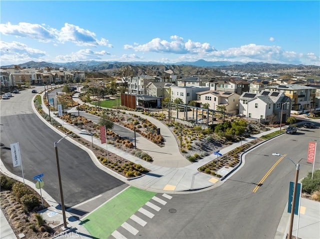 27717 Knoll View Pl, Valencia, CA 91381 - aerial perspective of suburban area with a mountain backdrop
