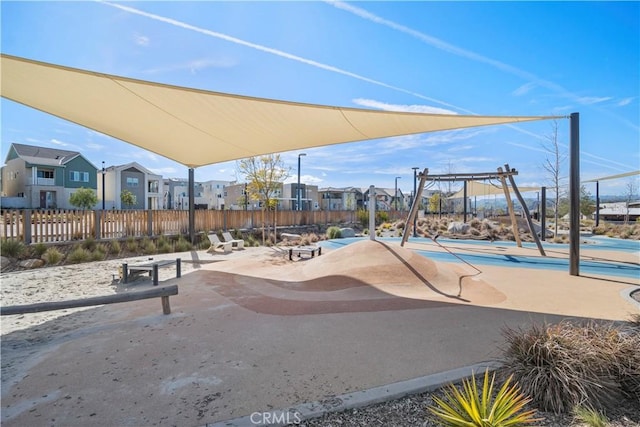 27717 Knoll View Pl, Valencia, CA 91381 - view of playground with a residential view