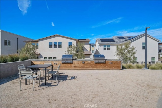 27717 Knoll View Pl, Valencia, CA 91381 - view of home's community featuring an outdoor kitchen and outdoor dining space