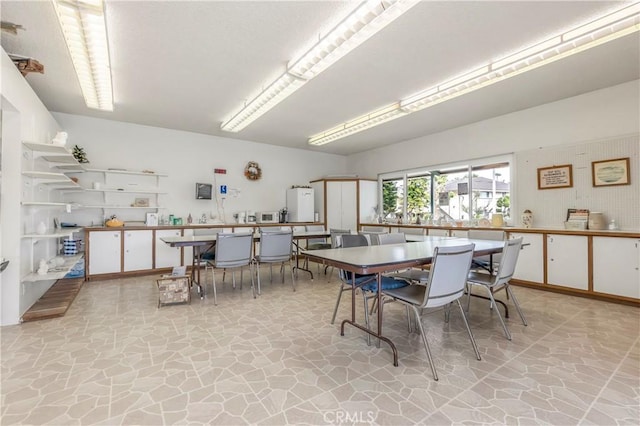 22913 Nadine Cir Unit A, Torrance, CA 90505 - dining space with stone floors