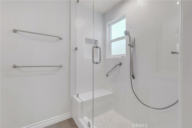 22913 Nadine Cir Unit A, Torrance, CA 90505 - full bathroom featuring a shower stall and tile patterned floors