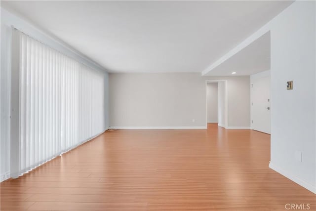 22913 Nadine Cir Unit A, Torrance, CA 90505 - unfurnished living room featuring light wood-style flooring and recessed lighting