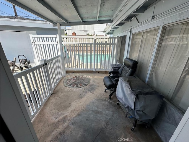 17321 Merit Ave, Gardena, CA 90247 - balcony with view of pool area