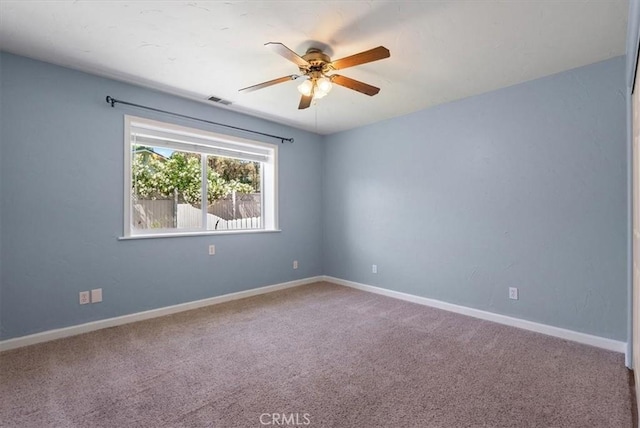553 Well Rd, Templeton, CA 93465 - carpeted spare room featuring ceiling fan and baseboards