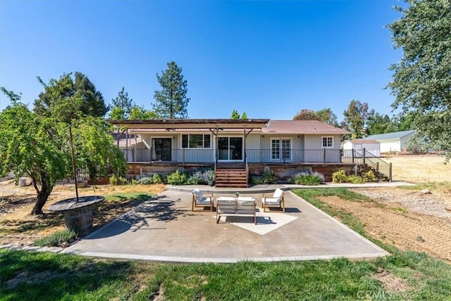 553 Well Rd, Templeton, CA 93465 - rear view of property with a patio area and stairs