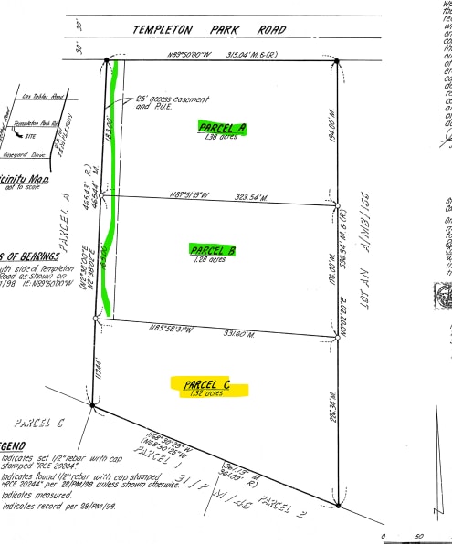 553 Well Rd, Templeton, CA 93465 - survey map / technical document