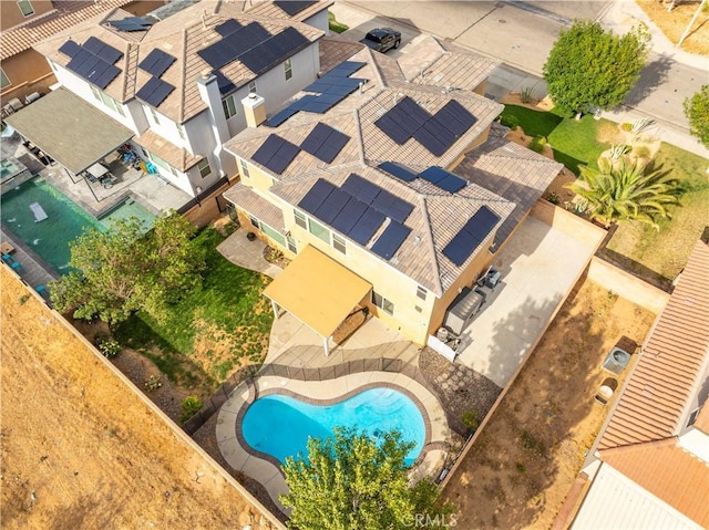 43145 62nd St W, Lancaster, CA 93536 - drone / aerial view of a pool