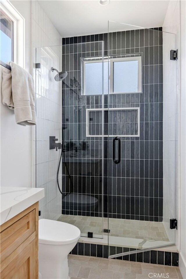 2102 Marshallfield Ln Unit B, Redondo Beach, CA 90278 - full bathroom with a shower stall and vanity