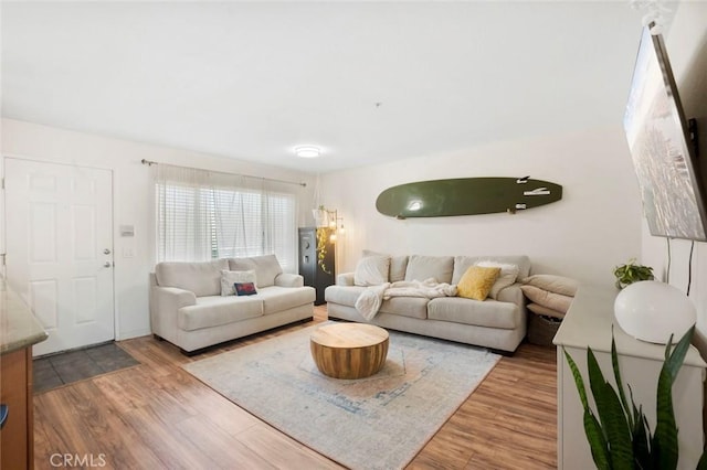 631 7th St Unit 11, Imperial Beach, CA 91932 - living room with wood finished floors