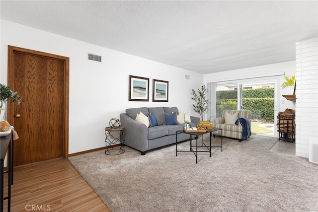 1907 W 235th Pl, Torrance, CA 90501 - living area featuring wood finished floors and a textured ceiling