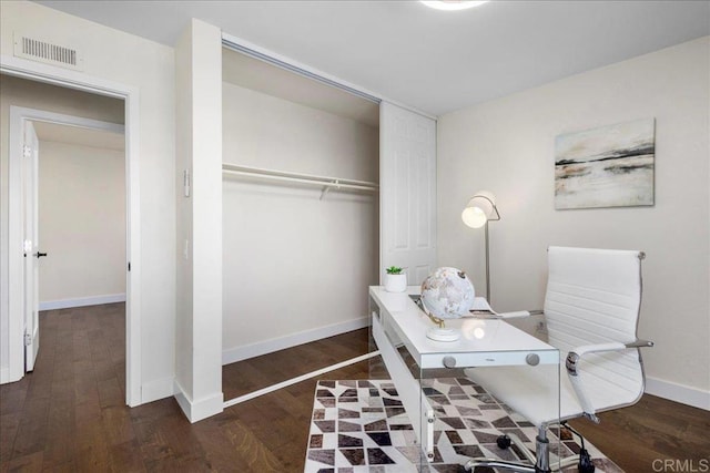 9858 Via Caceres, San Diego, CA 92129 - office featuring wood finished floors and baseboards