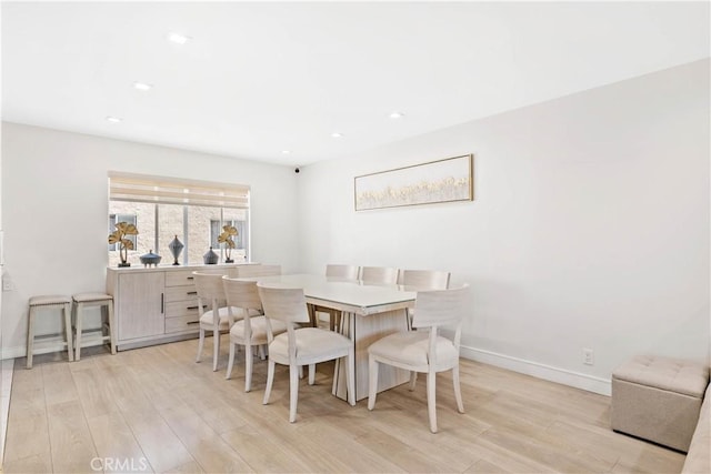 9436 Via Monique, Burbank, CA 91504 - dining space with light wood-style floors and recessed lighting