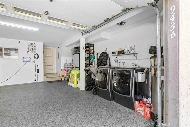 9436 Via Monique, Burbank, CA 91504 - garage with washing machine and dryer